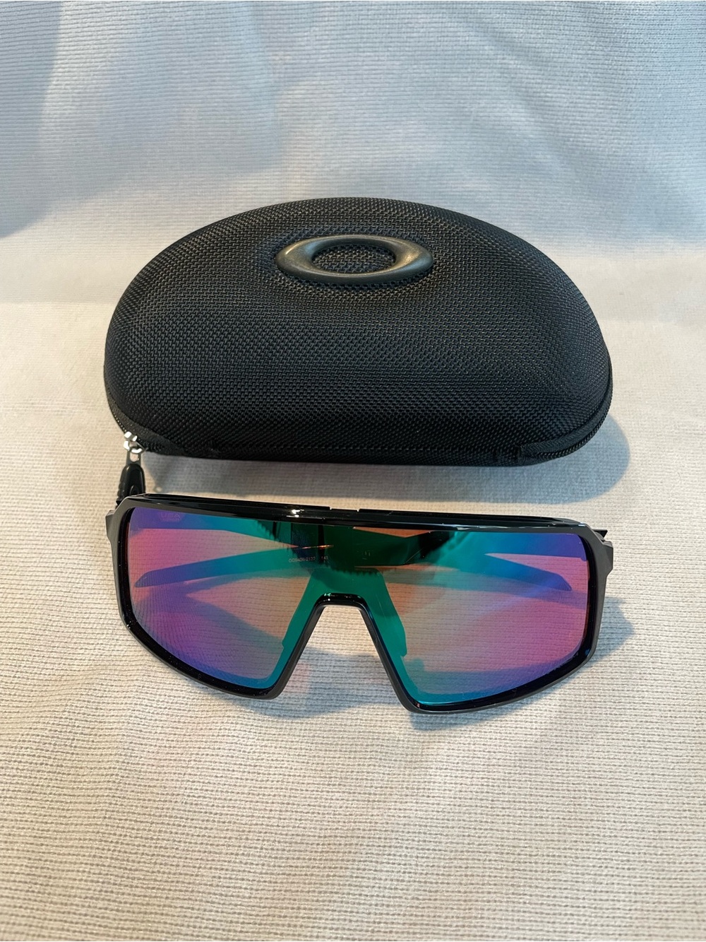 Oakley Sutro Sunglasses with Polished Black Frame and Prizm Sapphire Lenses